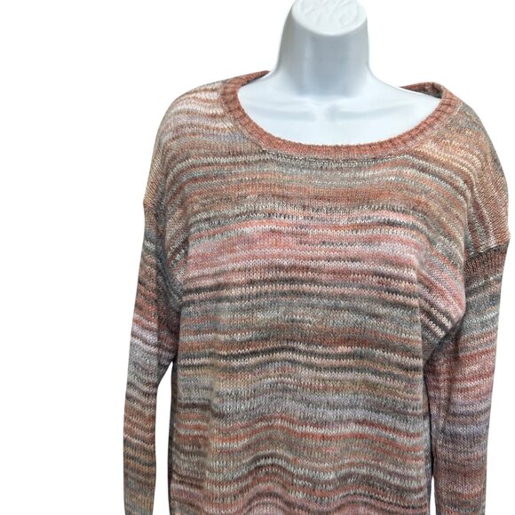 Esprit Striped Knit Top Soft Neutral Size L - Picture 5 of 7